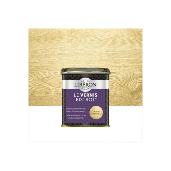 Vernis bistrot Libéron incolore brillant 250ml