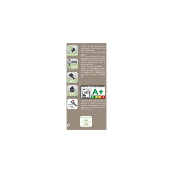 Vernis meubles et boiseries V33 Satin ciré chêne clair satin 0,25L