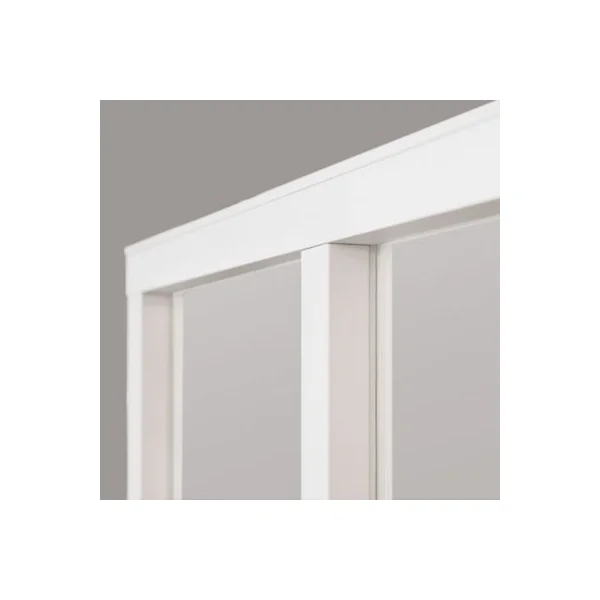 Verrière 5 carreaux transparents, coloris blanc H108 x l.153cm