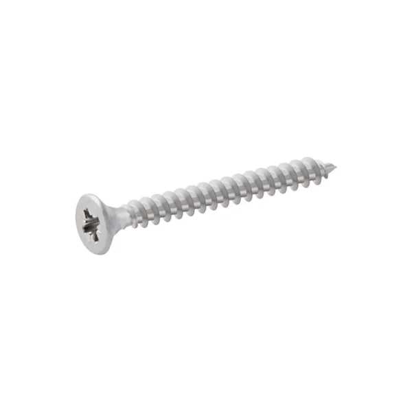 Vis à bois en acier inoxydable A4 pozidriv 5x50 mm - 20 pièces