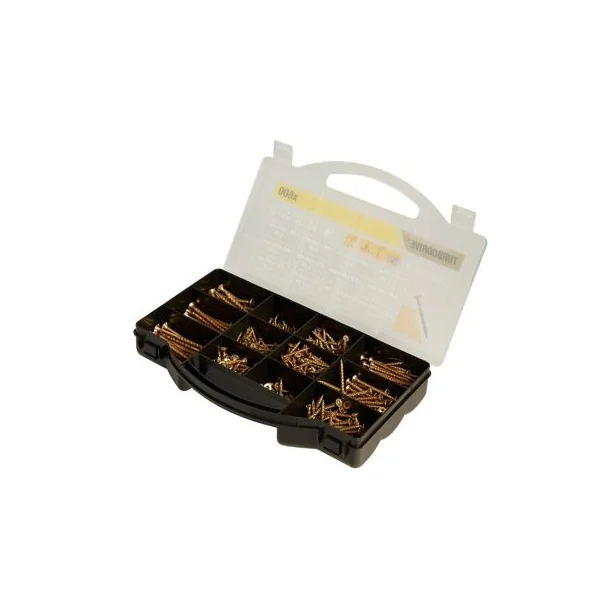Vis à bois Turbodrive Premium torx zinguée jaune 600 pièces