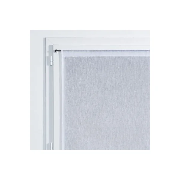 Vitrage tamisant Yena coloris blanc H.160 x l.60cm