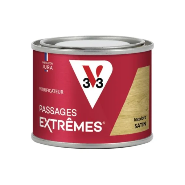 Vitrificateur passages extrêmes V33 satin incolore 125ml