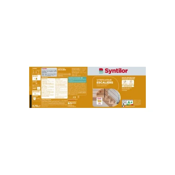 Vitrificateur Syntilor Escaliers incolore satin 0,75L