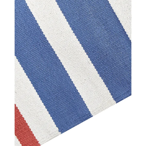 Vloerkleed VARSER Meerkleurig 140 x 200 cm Katoen Kelim