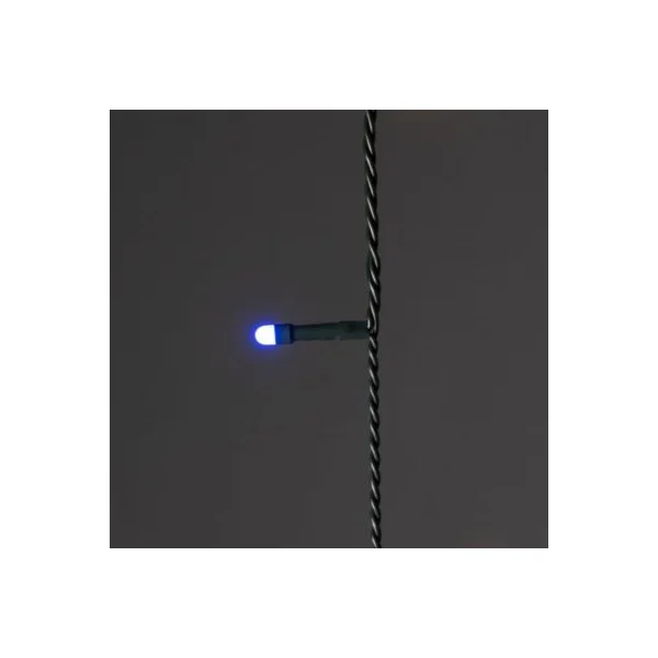 Voile de sapin LED interieur multicolore cable vert foncé
