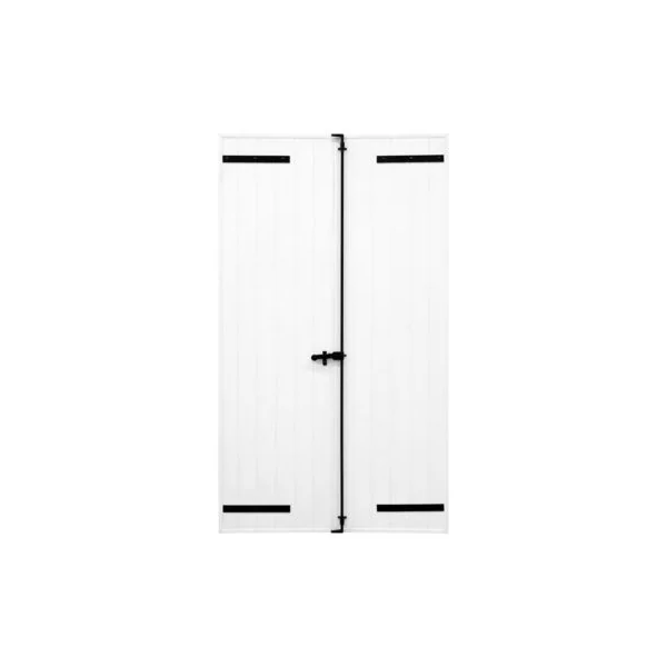 Volet battant uPVC blanc Fortia - l.100 x H.155 cm - 2 vantaux