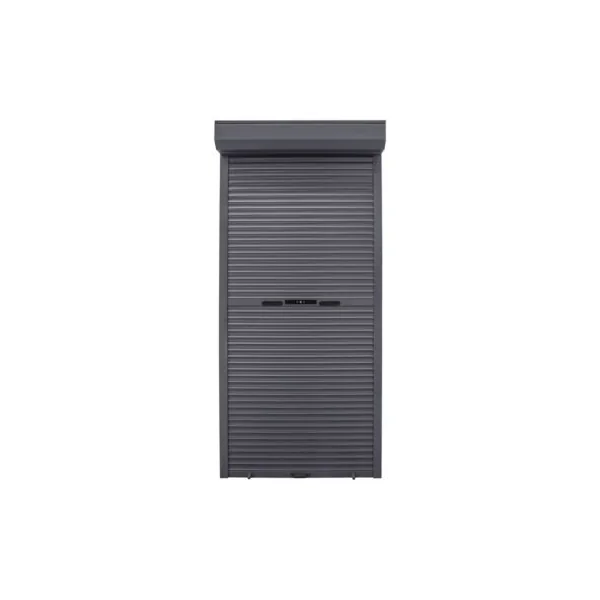 Volet roulant aluminium anthracite - ouverture manuelle - Fortia - l.100 x H.220 cm
