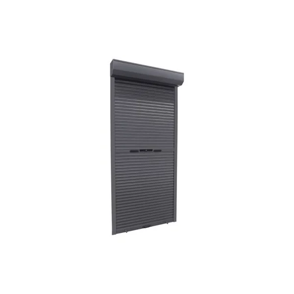 Volet roulant aluminium anthracite - ouverture manuelle - Fortia - l.100 x H.220 cm